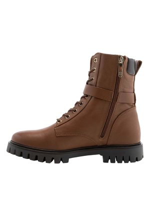 Tommy Hilfiger, Bottines à plateau - brown