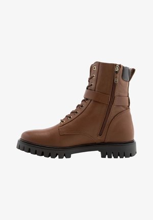 Tommy Hilfiger, Bottines à plateau - brown
