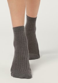 Calzedonia SHORT - Strømper - grigio medio melange