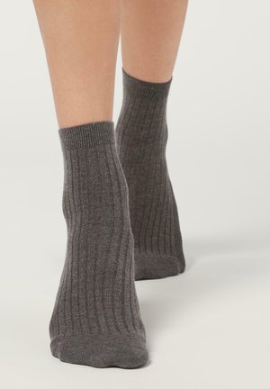 Calzedonia SHORT - Calcetines - grigio medio melange