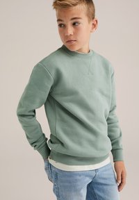 WE Fashion BLUE RIDGE - Sportinis megztinis - light green