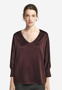 Falconeri Bluse - dunkelgrün ebony