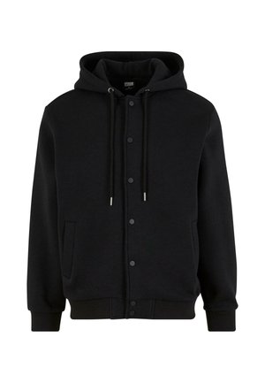 Urban Classics Zip-up sweatshirt - black