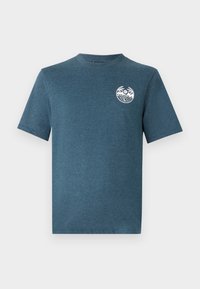 BACK UNISEX - Triko s potiskem - alma steel