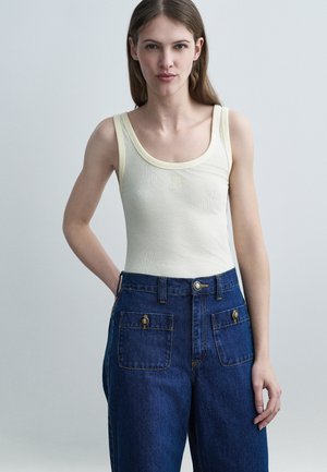 VERTIGE - Top - jaune pale