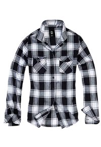 FLANELL - Nööpidega pluus - white black