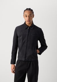 Schott Ādas jaka - navy