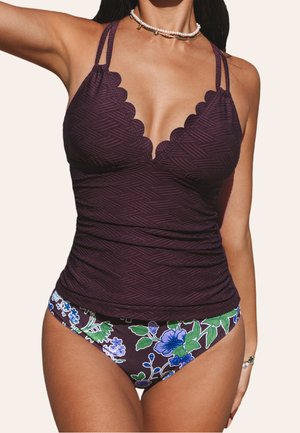 Cupshe ALLURING SET FOR UNFORGETTABLE BEACH DAYS - Bikini - berry floral