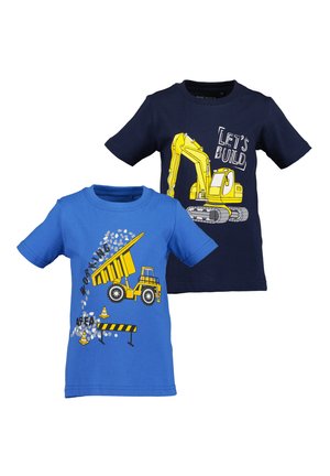 ESSENTIALS - T-shirt print - m blau ultramarin
