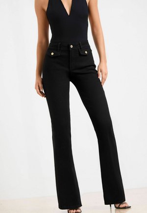 PETITE FIT - GLAM FLARE - Jeans bootcut - black