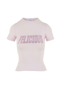 TIGHT RHINESTONES - T-shirt imprimé - pink