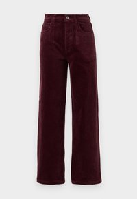 Unselected, dark maroon