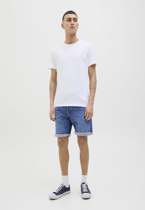 Jack & Jones, RICK JJIORG 2 PACK - Denim shorts - blue denim/black denim