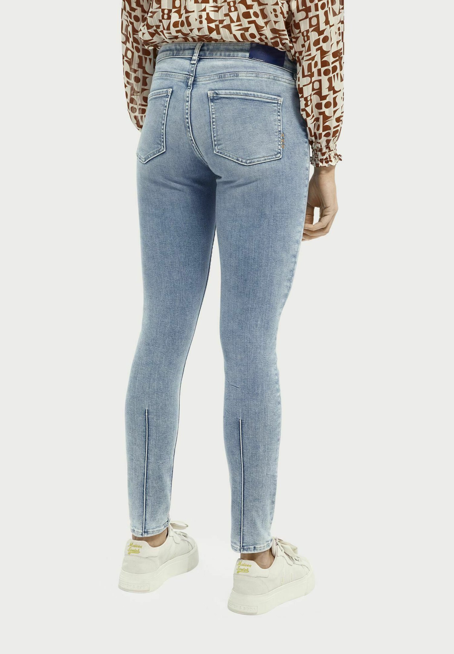 Scotch \u0026 Soda LA BOHEMIENNE PLUS MID-RISE - Jeans Skinny Fit -  solorize/blue denim - Zalando.de