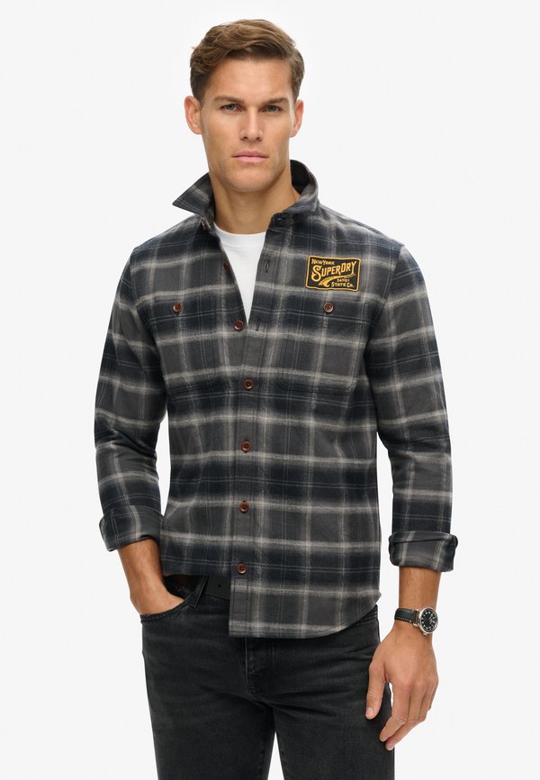 EMBROIDERED CHECK OVER - Hemd