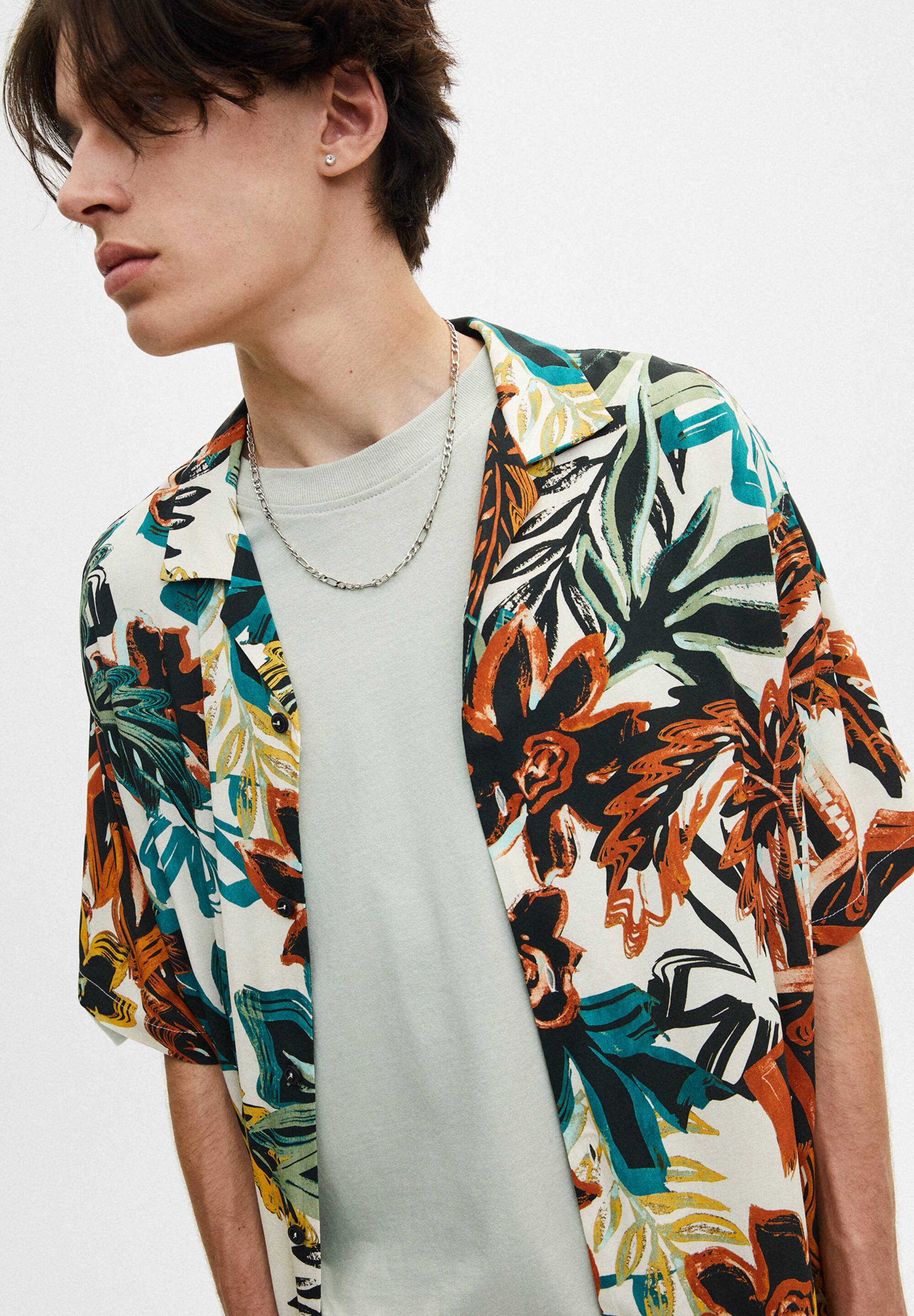 pull and bear resort shirt