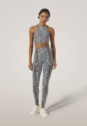 SEAMLESS PYTHON - Legging - white black