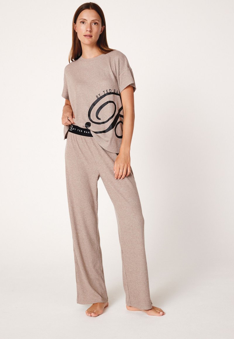B by Ted Baker WIDE LEG  - Auduma bikses - mocha brown