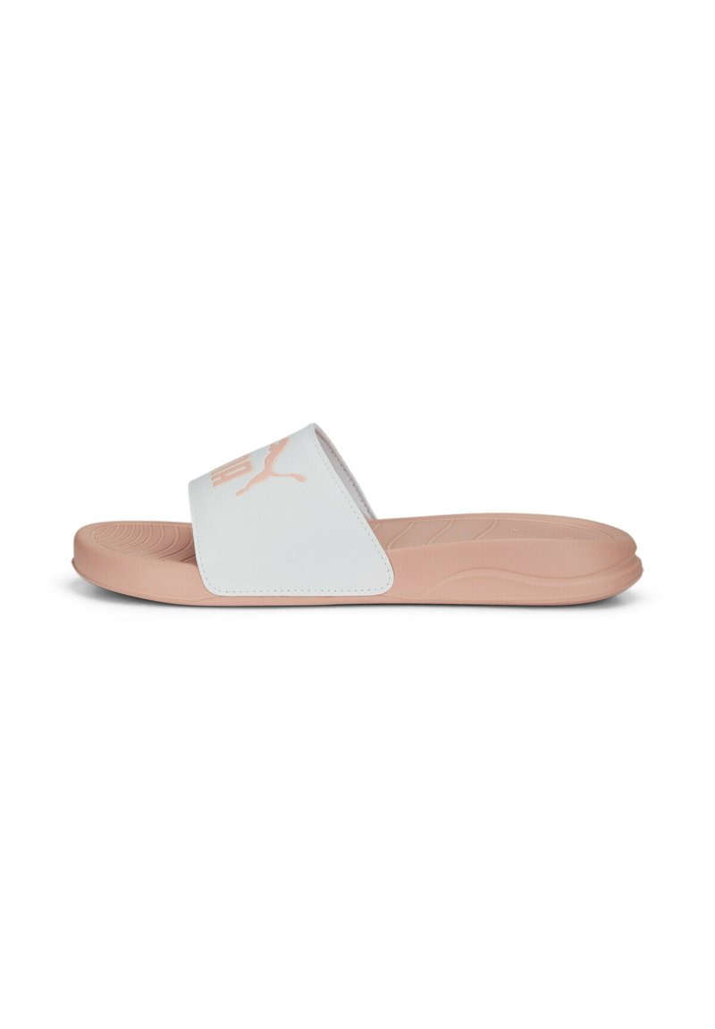 Puma POPCAT UNISEX - Badslippers - white apricot blush