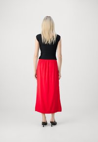 GAP PULL ON SKIRT - Fustă maxi - slipper red