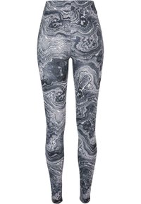 Urban Classics SOFT AOP - Leggings - blackoil