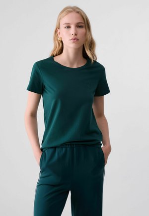 LIU JO, LIU JO T-SHIRT MIT LOGO - Μπλουζάκι με στάμπα - dark green
