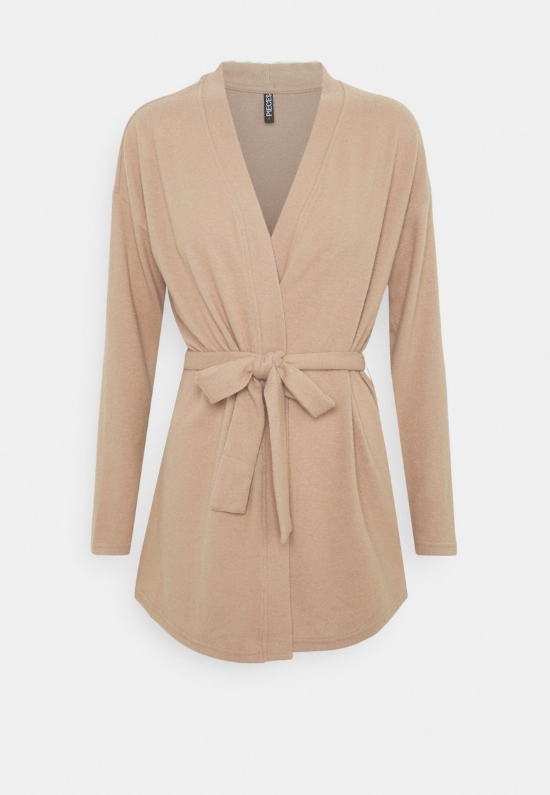 Damen Strickjacken | Pieces PCPAM CARDIGAN Strickjacke warm taupe/beige - TY17781 Damen Strickjacken | Pieces PCPAM CARDIGAN Strickjacke warm taupe/beige - TY17781