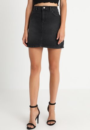 Denimová sukně - black