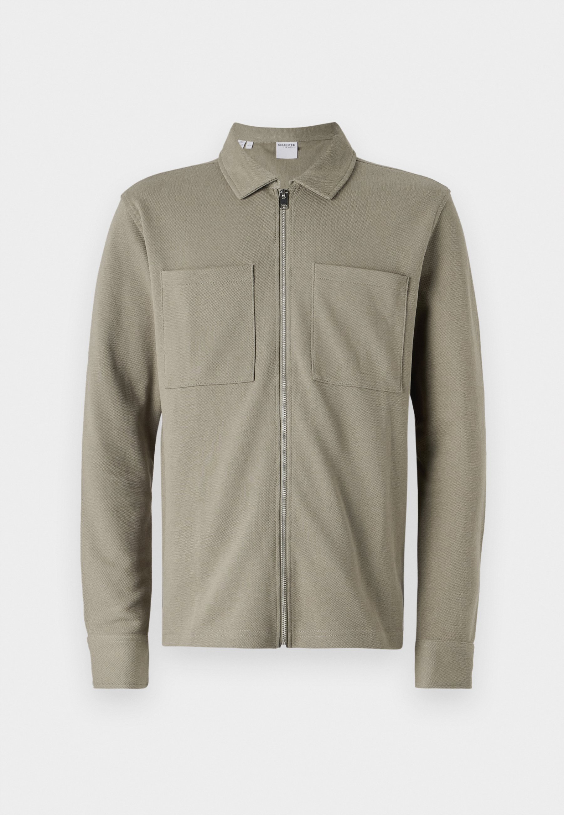 Selected Sweat Zipped - Jachetă de vară - vetiver/verde - Zalando.ro