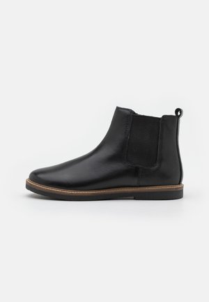 LEATHER - Stiefelette - black