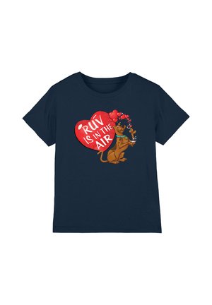 Warner Brothers, SCOOBY DOO! VALENTINE'S DAY RUV IS IN THE AIR UNISEX - Print T-shirt - dark blue