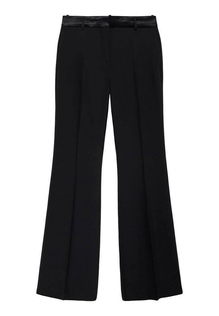 Mango Broek zwart