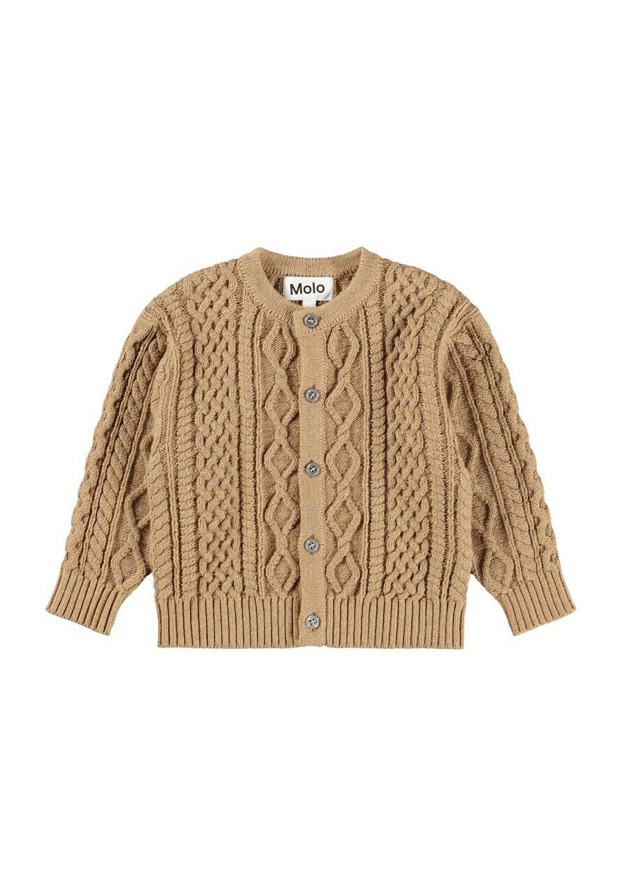 Molo BREEZE Strickjacke marled fawn/hellbraun Zalando