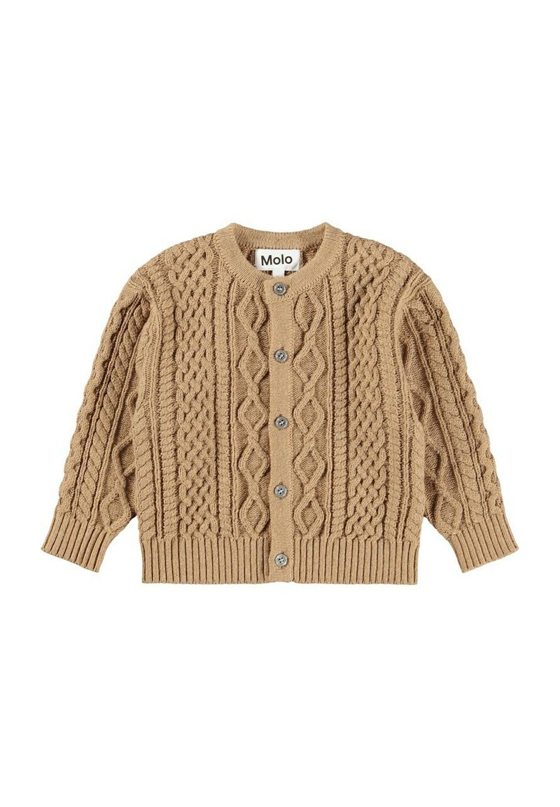 Molo BREEZE - Chaqueta de punto - marled fawn