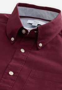 Next LONG SLEEVE OXFORD-SLIM FIT - Ing - burgundy red