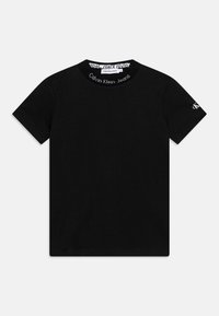 Calvin Klein Jeans EXCLUSIVE INTARSIA UNISEX 2 PACK - Basic póló - green haze/black