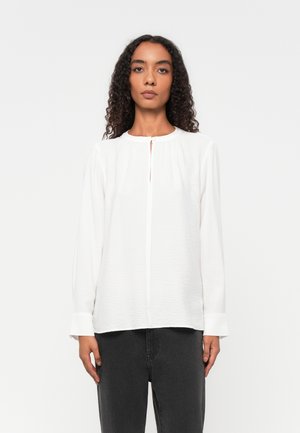 FEMININE SOLID - Longsleeve - whisper white