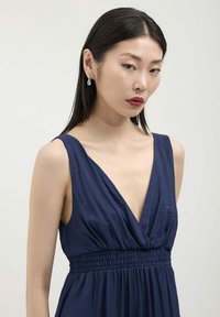 Calliope LUNGO CON BALZA  - Vestito lungo - blu