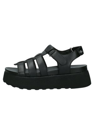 Cult Sandali con plateau - nero