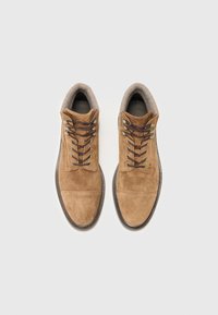 Hackett London EGMONT WARM - Botine cu șireturi - nut brown