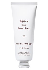BJÖRK & BERRIES HANDPFLEGE WHITE FOREST HAND CREAM - Hand cream - transparent