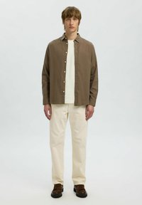 Selected Homme SLIMOWEN-BRUSHED NOOS - Overhemd - morel