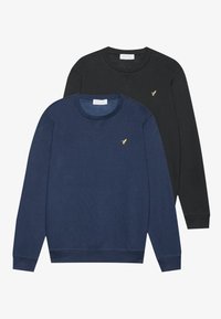 2 PACK - Sweatshirt - black/dark blue
