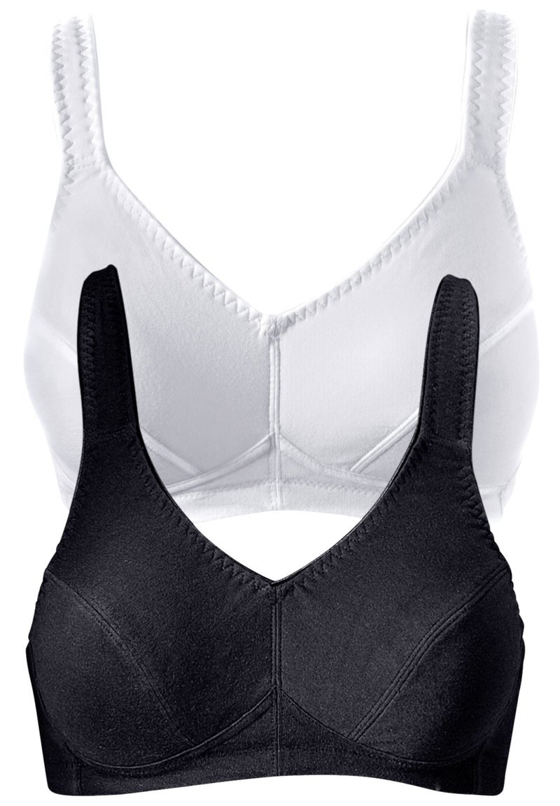 bonprix Reggiseno schwarz/multicolore Zalando