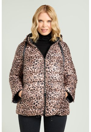 REVERSIBILE CON STAMPA ANIMALIER - Winterjas - marrone