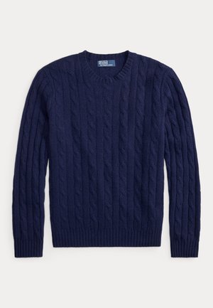 Polo Ralph Lauren, THE ICONIC CABLE-KNIT CASHMERE SWEATER UNISEX - Džemper - bright navy