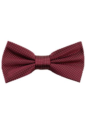 Vlinderdas - dark red muster