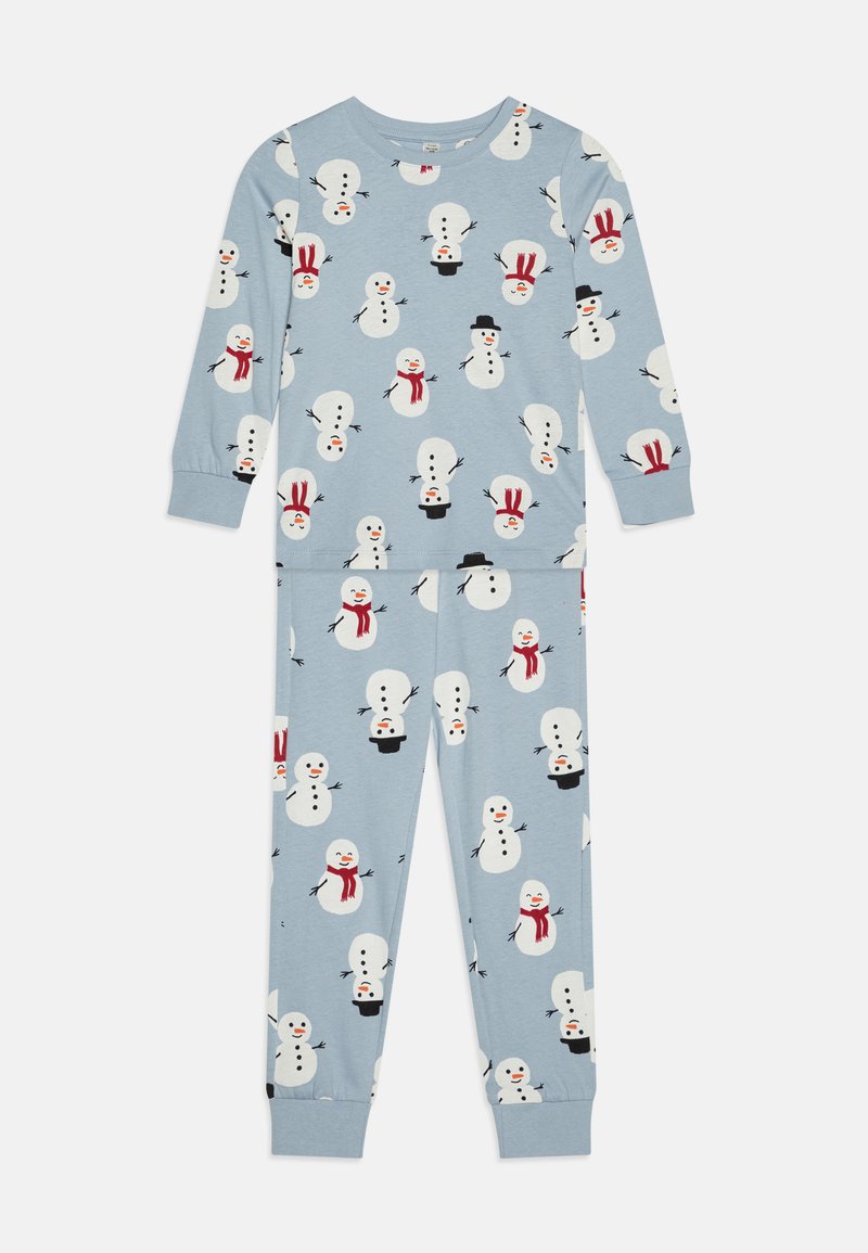 Lindex WINTER FUN - Komplet pidžame - light dusty blue