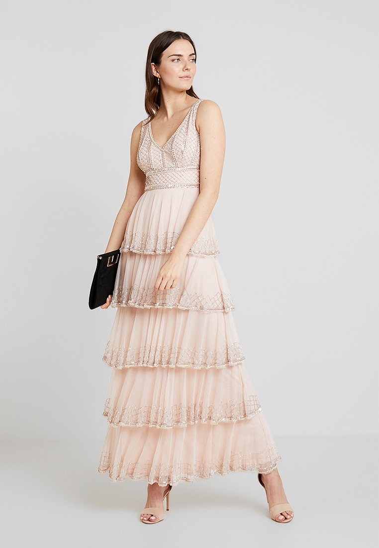 lace and beads mulan maxi