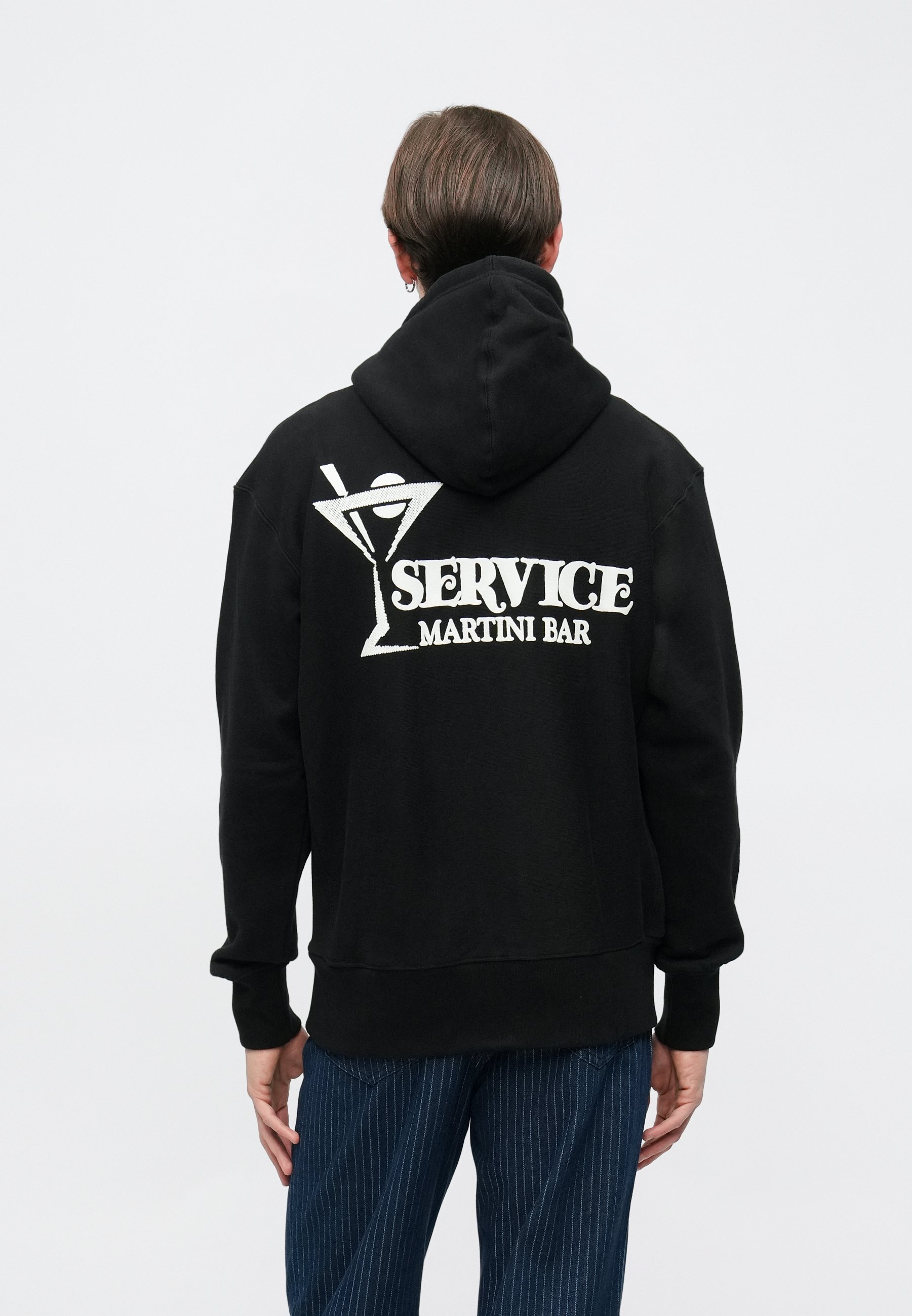 Service Works MARTINI ZIPPER HOODIE - Zip-up sweatshirt - black